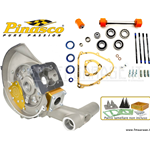 Carter motore Pinasco "SLAVE NAKED" con aspirazione lamellare senza pacco lamellare completo di kit per l'assemblaggio per Vespa 50, Primavera, ET3, PK