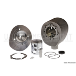 Cilindro Pinasco 215cc "Super Sport" in alluminio corsa 57mm con candela centrale per Vespa 200 PX - PE - Rally