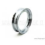 Cerchio ruota in ferro scomponibile per pneumatici 3.00/3.50 x 10" cromato per Vespa PX, PE, PK,  LML, GT, GTR, GL, TS, GS, Rally, Sprint, Sprint Veloce