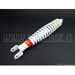 Ammortizzatore posteriore regolabile bianco per Vespa 50, Primavera, ET3, PX, PE, LML, GT, GTR, GL, TS, Rally, Sprint, Sprint Veloce