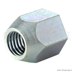 Dado M9 mm, chiave 14mm, H 15,4mm (2 pezzi) per chiusura sella Vespa 150 GS