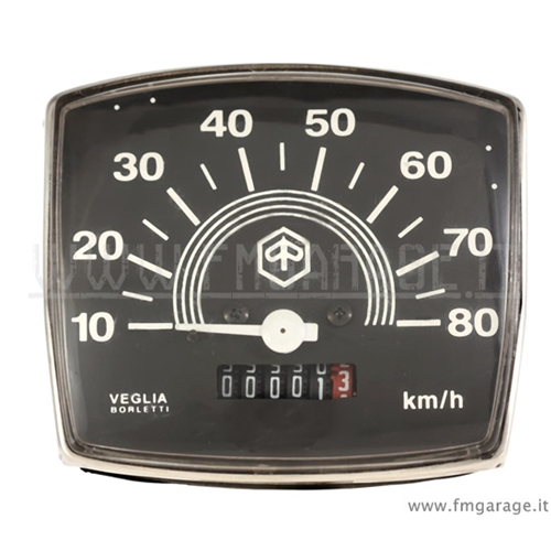 Contachilometri Piaggio scala 80 km/h per Vespa 50 Special