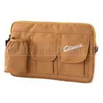 Borsa SIP "Classic" in nylon marrone 360x210x30 mm per bauletto portaoggetti Vespa