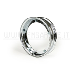 Cerchio ruota in ferro scomponibile per pneumatici 3,50 x 10" cromato per Vespa GS160 - SS180