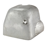 Cuffia motore in metallo grezzo per Vespa 125 V30 -> 33, VU, ACMA 51`- 52`