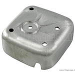 Coperchio Raddrizzatore alluminio per batteria 65x65x27 mm Vespa  GS 150, SS 180, GL, VBA, VBB, VL, VB, VNB 1