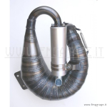Marmitta VMC KIFLY ATTACCO 52 mm artigianale per Vespe senza bauletto per Vespa50 Special
