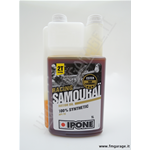 Olio miscela 2T Ipone Samurai sintetico 100% alte prestazioni confezione da 1L
