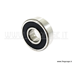 Cuscinetto a sfere (12x32x10) SKF - 6201/2RS - gabbia in ferro - mozzo ruota anteriore per Vespa 50 - Primavera - ET3 e tamburo PX 1° serie Vbb Vba VNA VNB