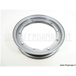 Cerchio ruota in ferro scomponibile per pneumatici 3.00/3.50 x 10" grigio per Vespa PX, PE, PK,  LML, GT, GTR, GL, TS, GS, Rally, Sprint, Sprint Veloce