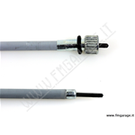 Trasmissione contachilometri completa innesto a ghiera, corda da 2,7mm per Vespa SS 180