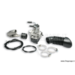 Kit carburatore Malossi PHBH 30 completo di: collettore d'aspirazione per aspirazione a valvola, kit cavi guaine per Vespa 125/150 PX, LML, GT, GTR, GL, TS, Sprint, Sprint Veloce, Super, VNB, VBB, 200 Rally, P200E, PX200E