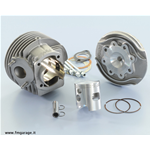 Cilindro Polini 130cc evolution 2 in alluminio Ø58 aspirato al carter in corsa 51mm da montare girato per Vespa Primavera / ET3 / PK / Ape 50