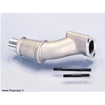 Collettore aspirazione Polini 24mm attacco a 2 fori innesto rigido per Vespa 50, Primavera, ET3