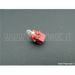 Lampadina a innesto 12V-1.2W bianca completa di portalampada per contachilometri per Vespa PX Arcobaleno, T5